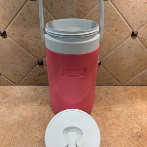 Coleman Pink and White Insulated Water Jug